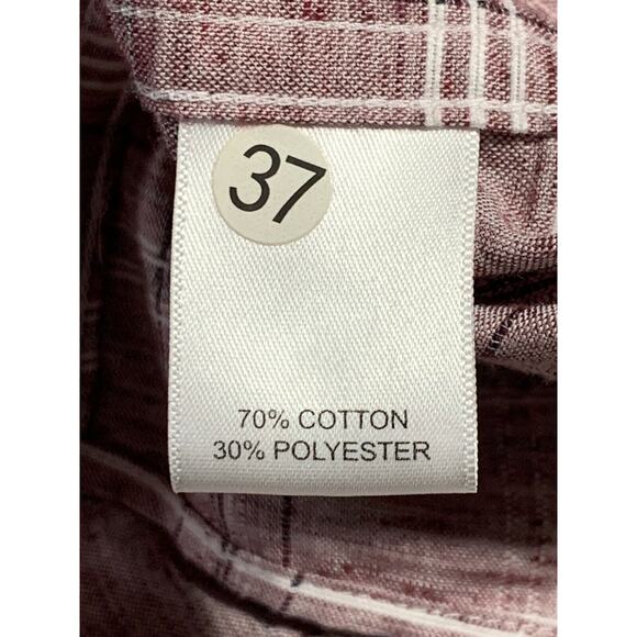 Rowm Dress Shirt Men Size 3XT Tall Pink Striped Button Up Collared Long Sleeve - Picture 9 of 14